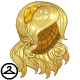 A beautiful golden wig with a matching headband made of Neopoints! Note: This was the second stage in a multi-stage Mysterious Morphing Experiment (MME). To learn more about MMEs, please go to the NC Mall FAQ.