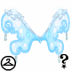 MME17-S3: Chiffon Snowflake Wings