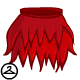 Layered Red Faerie Skirt