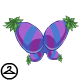 Thumbnail for Dyeworks Purple: Striped Painted Negg Wings