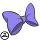 Thumbnail for Dyeworks Purple: Pastel Blue Hair Bow