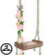 This sweet swingset sways all day long. This NC item was given out as a Premium Collectible reward in Y22.
