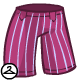 Magenta Striped Trousers
