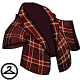 This plaid coat is quite nice with a stylish red plaid.