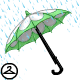 Dyeworks Green: Rainy Day Umbrella 