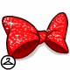 Sparkling Red Hair Bow