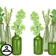 Thumbnail for Dyeworks Green: Rose Gold Vases with Flowers