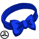 Dyeworks Blue: Black Satin Bow Tie