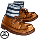 Thumbnail for Dapper Striped Socks and Shoes