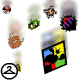 Celebrate the Altador Cup with this confetti with all the different teams represented.