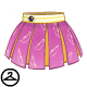 Pleated Ditrey Skirt