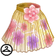 Pleated Flower Skirt