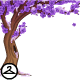 Thumbnail for Dyeworks Lavendar: Snowy Cherry Blossom Side Tree