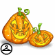 These happy little jack-o-lanterns sparkle from the light within!