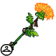 A beautiful oversized flower makes the perfect staff for a Lady Blurg!