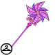 Pretty Purple Pinwheel Staff