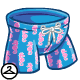 You will be the chicest pet on the beach with these nautical-themed trunks!