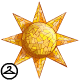 The Altadorian sun has been the symbol for Altador since we can recall. Hang this mosaic art piece in commemoration of this great land. This was an NC prize for attending the Forgotten Relics of Altador during Altador Cup XIV.