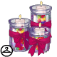 Candy Filled Candles
