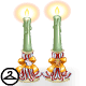 Thumbnail for Candy Cane Candle Trinket