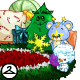 Festive Rug With Plushies