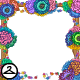 Thumbnail for Multicolour Paper Flowers Frame