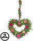 Hanging Flower Heart Wreath