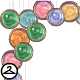 Thumbnail for Stained Glass Hoops Garland