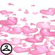 Dyeworks Pink: Golden Heart Confetti - r500