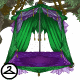 Its like a tree house but with a tent!