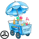 Mr. Chippers ice cream is so good that you had to get an ice cream cart just like the one in Happy Valley! This is the 2nd NC Collectible item from the Neopia On Ice Collection - Y23.