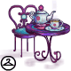 The boldly beautiful set is a fine way to enjoy your tea.