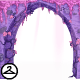 Thumbnail for Dyeworks Void Purple: Mossy Archway Garland