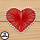 Premium Collectible: String Hearts Wooden Garland
