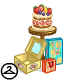 Birthday Tutti Fruitti Cake Stand