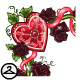 Thumbnail for Velvet Hearts and Flowers Garland