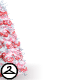 Dyeworks Pink: White Christmas Side Tree