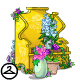 Thumbnail for Yellow Bench with Flowers