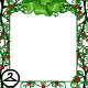 This lovely holly frame looks perfect for the holidays!