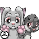 Were not crying, youre crying! But these UC Grey Neopets are adorably sad! This item was exclusively awarded through a virtual prize code.