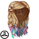 Chalk-Dyed Curls Wig