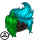 Thumbnail for Green and Blue Wavy Mohawk