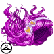 This wig is being lifted up by the current. This item is only wearable by Neopets painted Maraquan. If your Neopet is not painted Maraquan, it will not be able to wear this NC item.