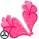 These delicate heart shaped wings are quite fun.