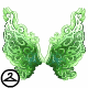 Thumbnail for Mint Green Carved Wings