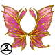 Gold Trimmed Valentines Wings