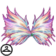 Shells dont just fit in at the beach. The pale colours make these wings great for spring, too.