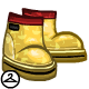 Yellow Splashing Boots