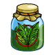 Jar of Crushed Palm Leaves