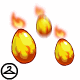 Fiery Neggs everywhere! Note: This was a Limited Edition Bonus Item for the first Mini Mysterious Morphing Experiment (MiniMME).  Lucky you!